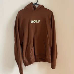 Vintage Golf Le Fleur Brown Hoodie